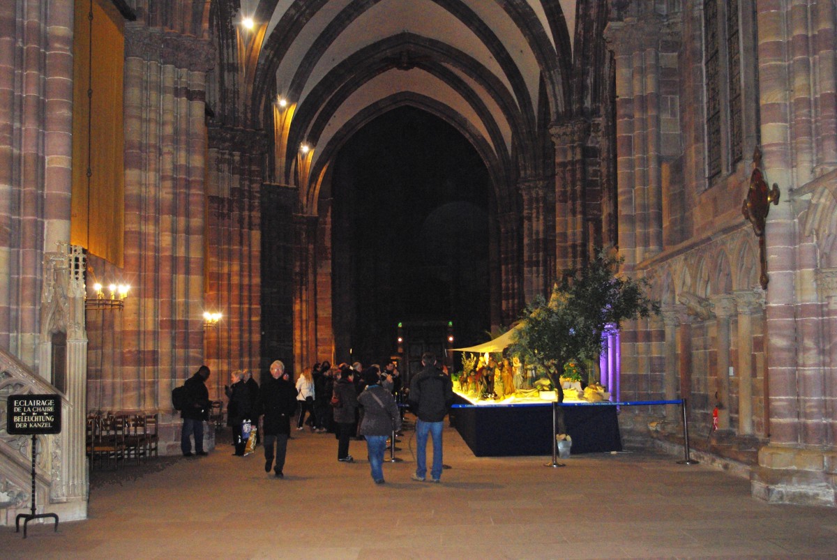 crèche de la cathédrale de Strasbourg