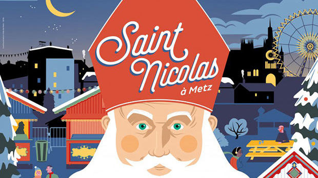 Affiche promotionnelle de Saint-Nicolas à Metz