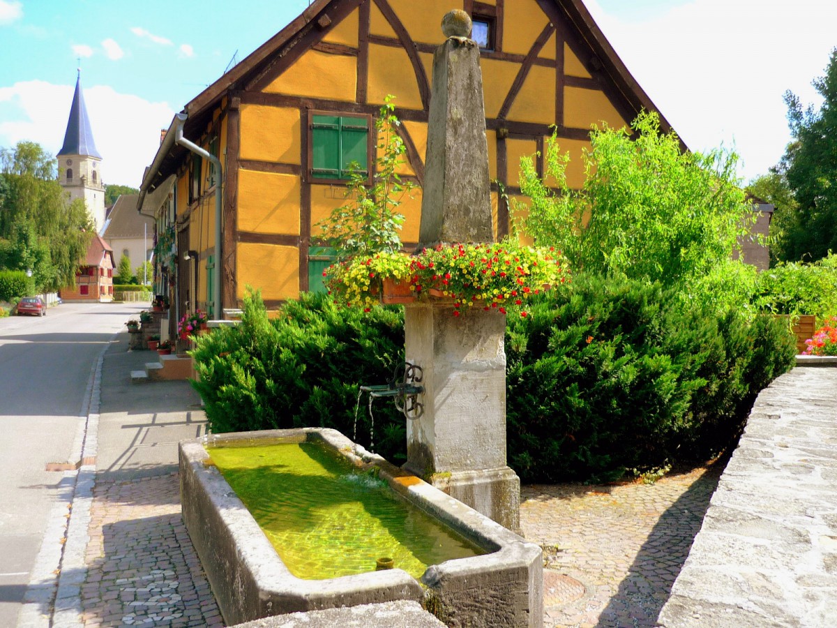 Bourg de Hirsingue Sundgau Alsace