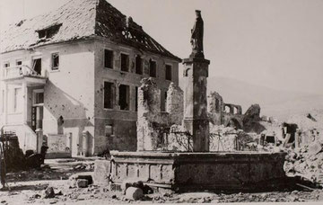Un village de la "Poche de Colmar" bombardé en 1944-45