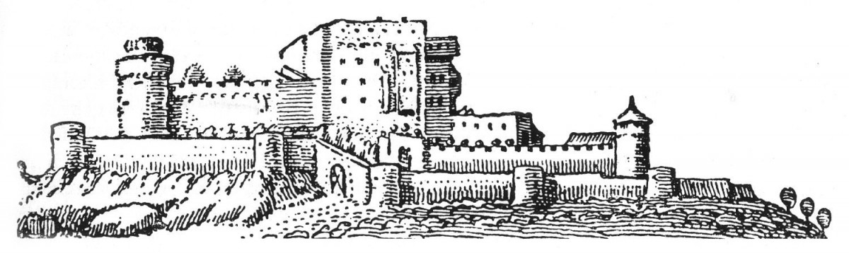 Le château du Hohkœnigsburg en 1633.