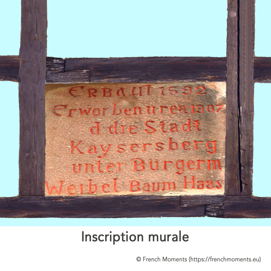 Inscription murale © French Moments