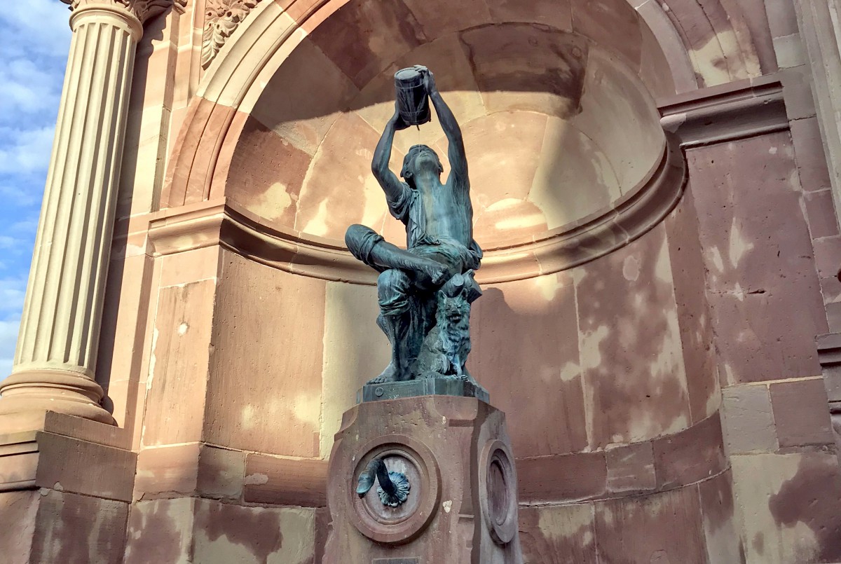 La statue du Petit Vigneron de Bartholdi à Colmar © Arnaud Fuchs
