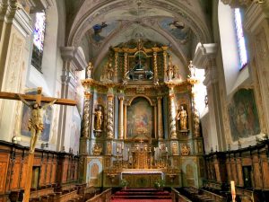 Retable baroque, église d'Aime © French Moments