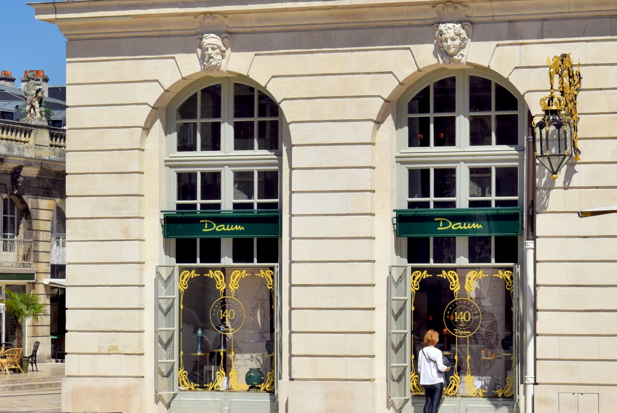 La boutique Daum sur la Place Stanislas © French Moments