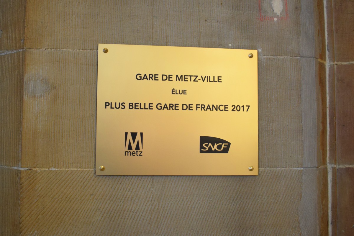 La gare de Metz : plus belle gare de France © French Moments