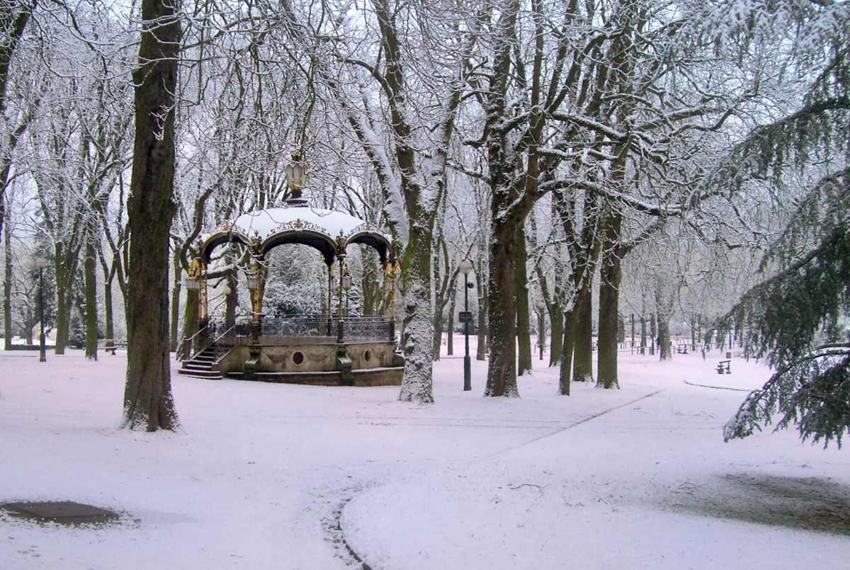 Parc de la Pépinière en hiver © French Moments