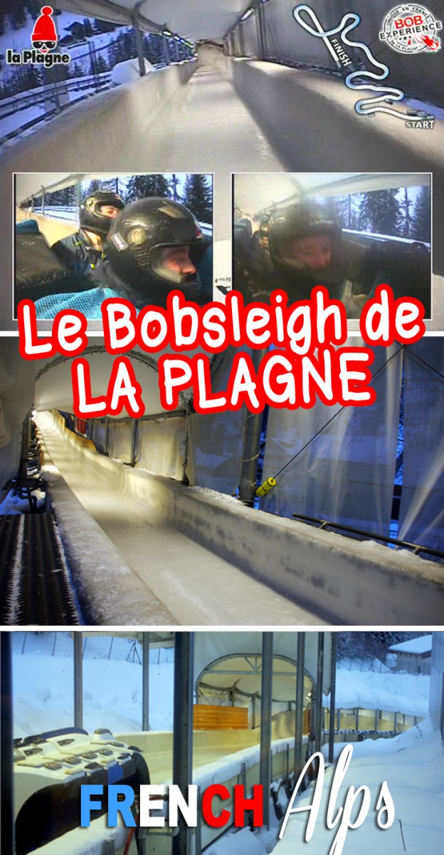 La piste olympique de bobsleigh de La Plagne © French Moments
