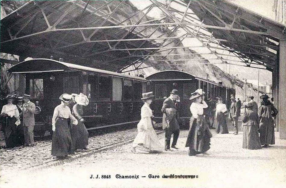 Gare du Montenvers vers 1910