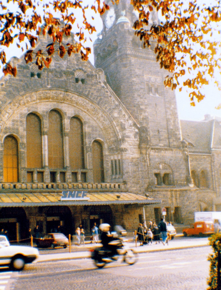 La gare de Metz dans les années 1980 © Pierre Guernier