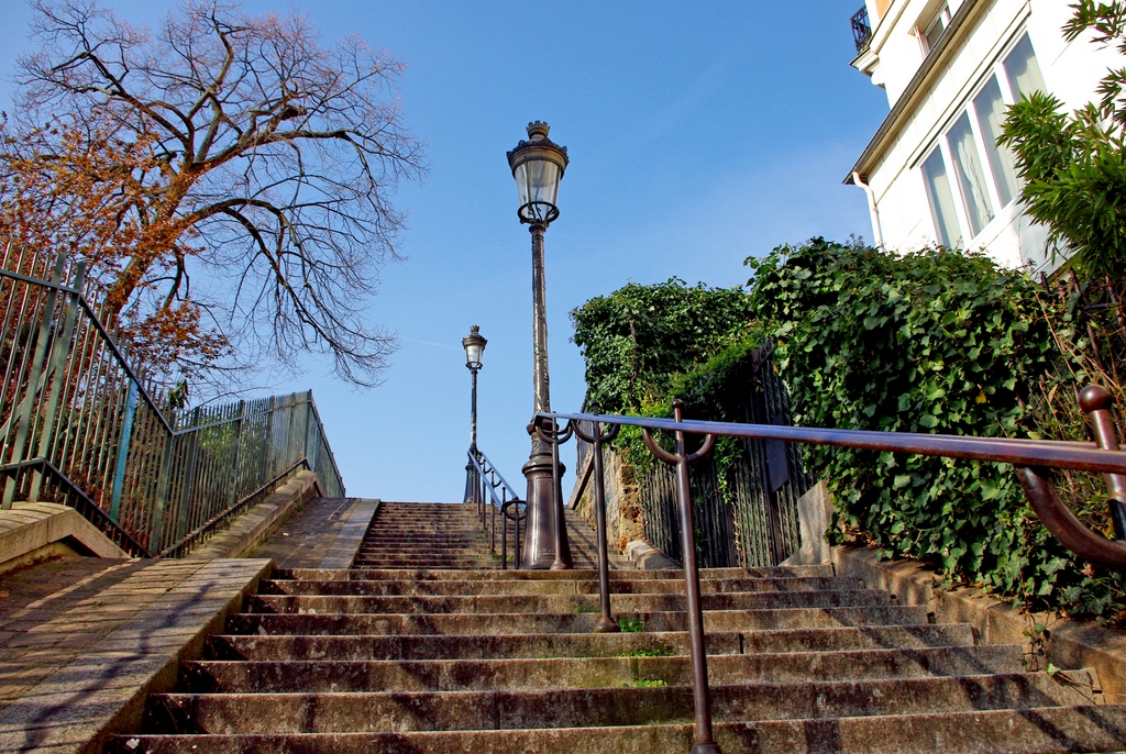 Les escaliers de Montmartre © French Moments