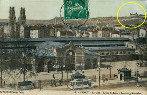 La gare de Nancy et la Cure d'Air vers 1900