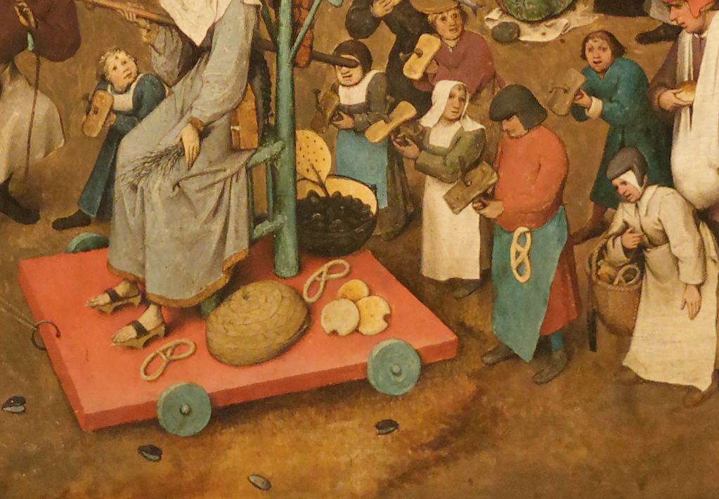 Les bretzels dans le tableau de Pieter Brueghel l'Ancien