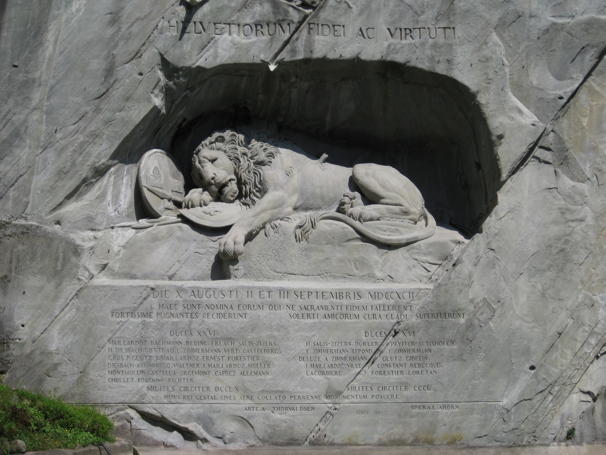 Lion de Lucerne par Gürkan Sengün [Public Domain]