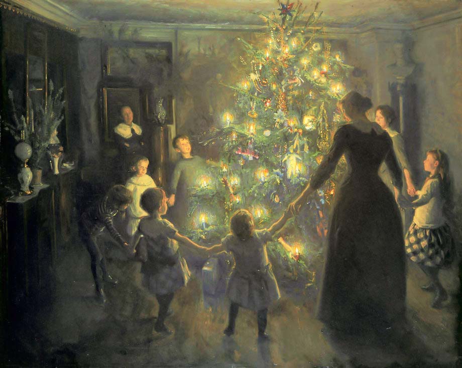 Danses et chants autour du sapin de Noël