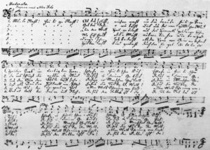 La partition de Stille Nacht (Douce nuit)