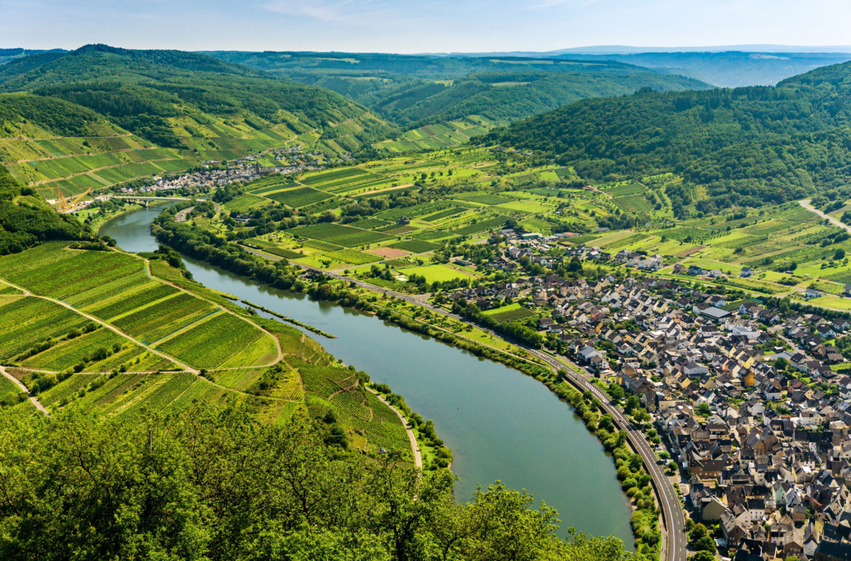 Bremm et la Moselle vue du vignoble de Calmont © Lightboxx via Twenty20