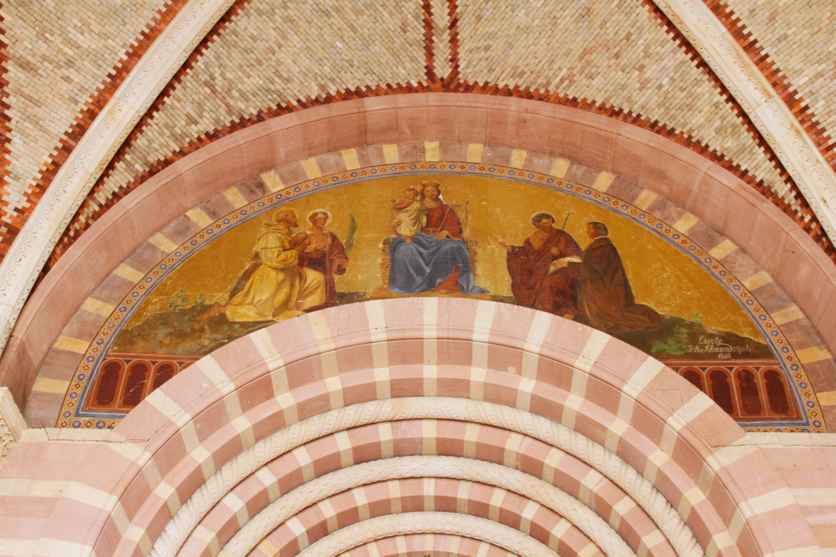 Fresques du narthex de la cathédrale de Spire © José Luiz Bernardes Ribeiro - licence [CC BY-SA 4.0] from Wikimedia Commons