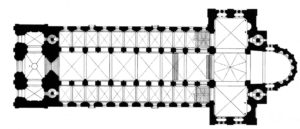 Plan de la cathédrale de Spire