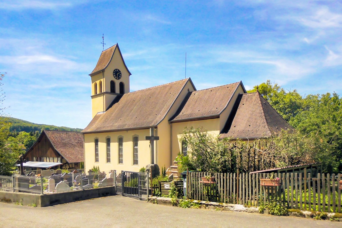 L'église Saint-Michel de Bierderthal © Rauenstein - licence [CC BY-SA 3.0] from Wikimedia Commons