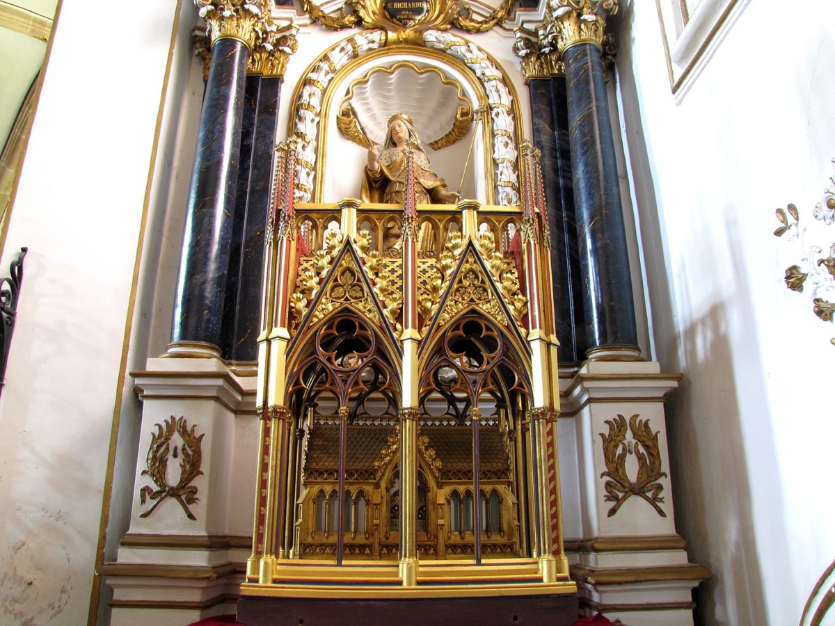 Châsse reliquaire de Sainte-Richarde © Ralph Hammann - licence [CC BY-SA 4.0] from Wikimedia Commons