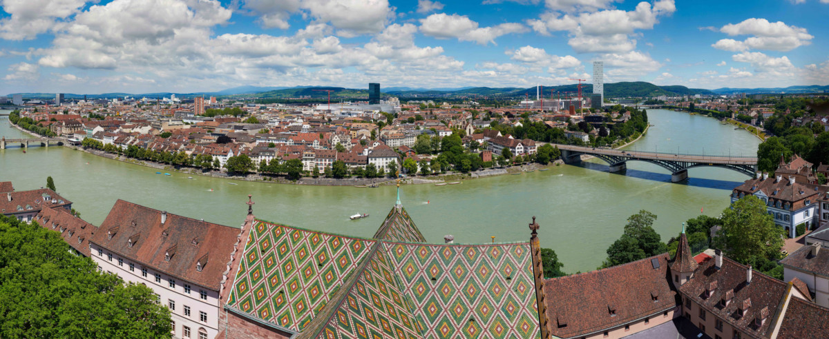 Basel - Panorama de la cathédrale © Von Wladyslaw Sojka - Eigenes Werk, FAL