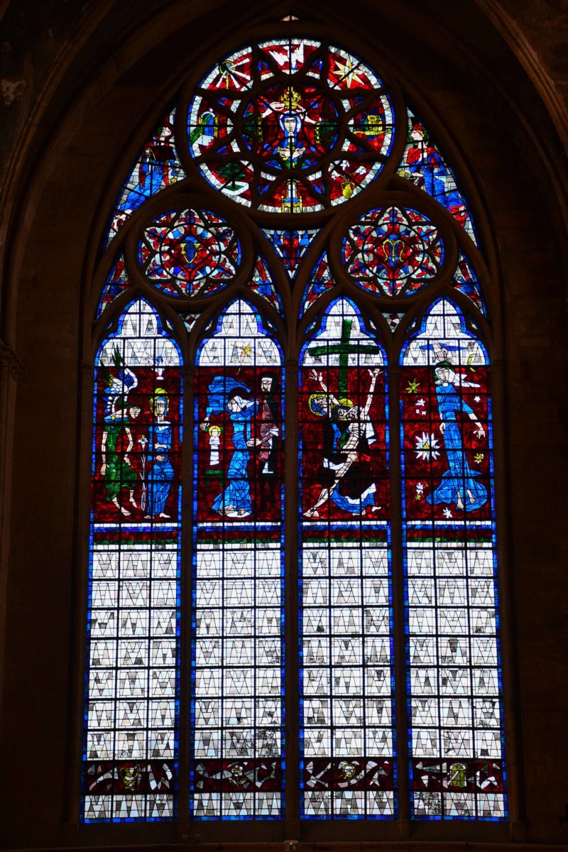 Le vitrail du transept nord © French Moments