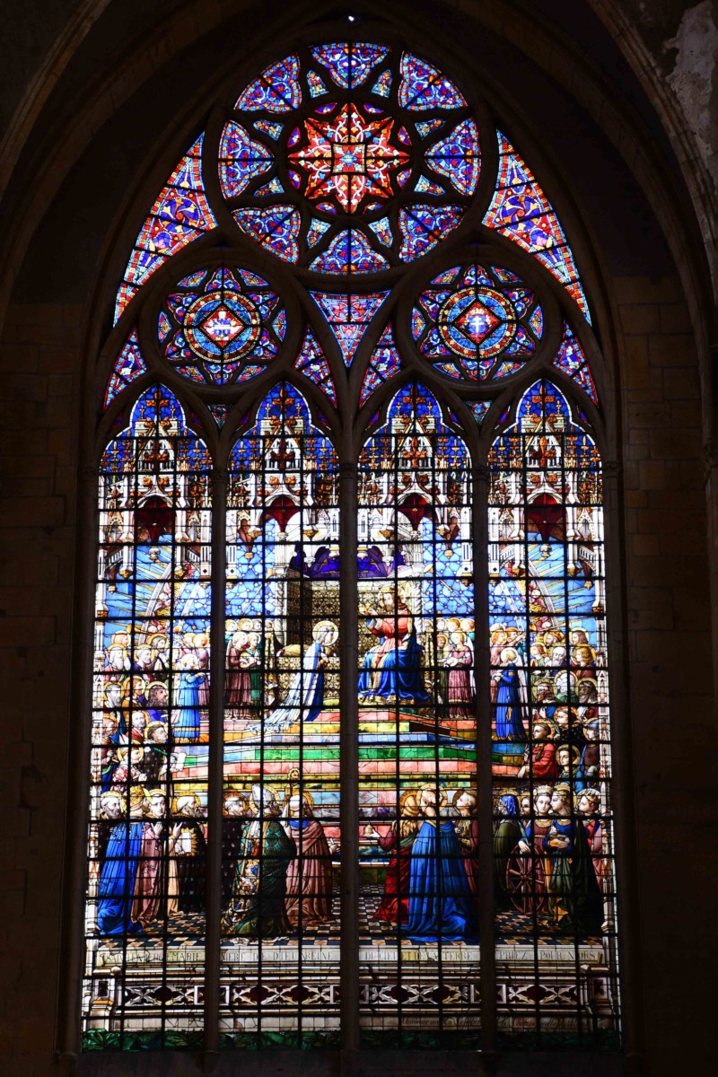 Le vitrail du transept sud © French Moments