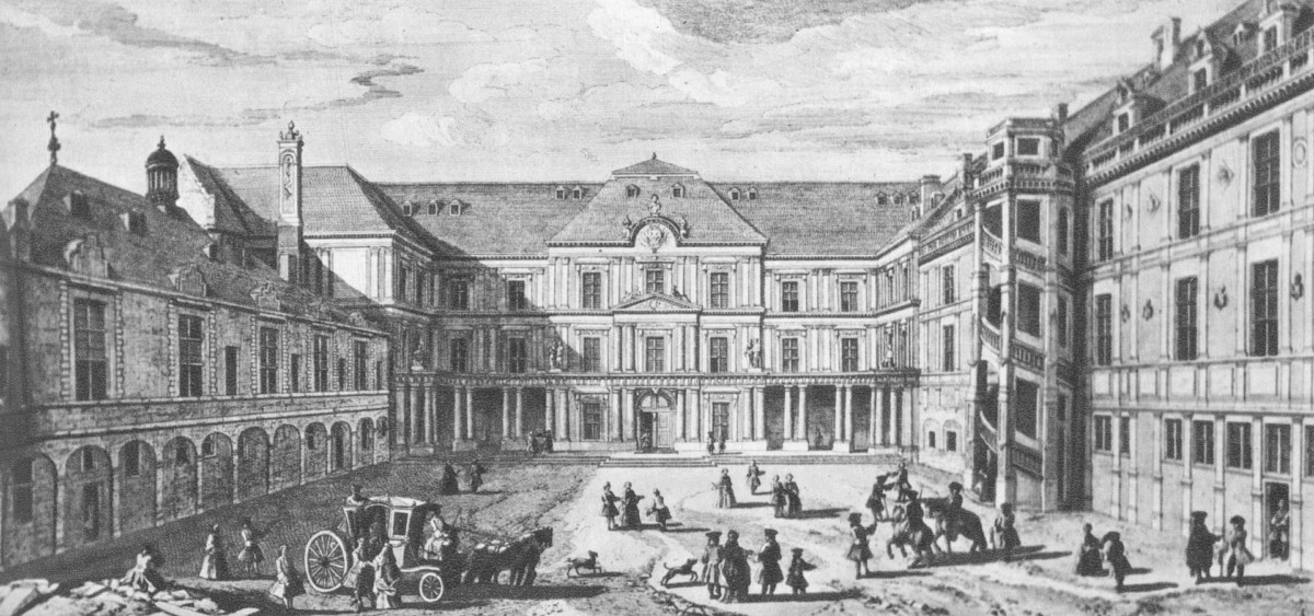 Chateau de Blois - gravure de Jacques Rigaud