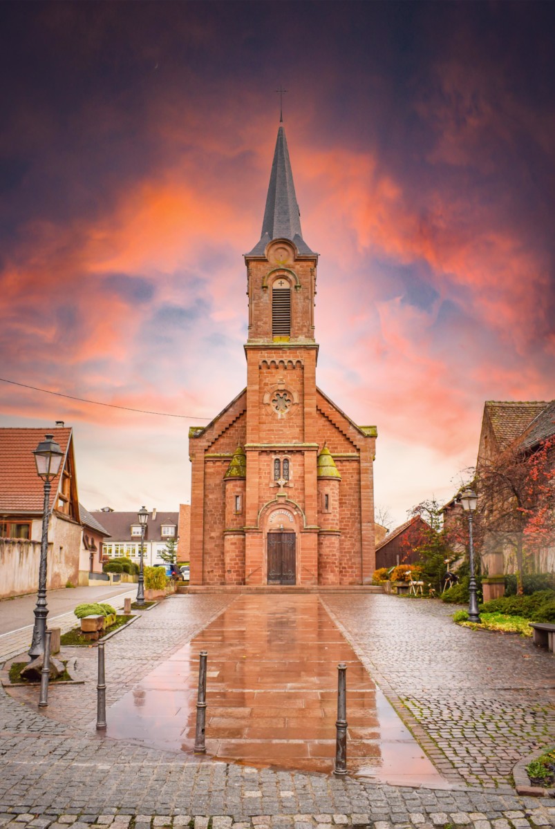 Eglise catholique de Mittelbergheim © French Moments