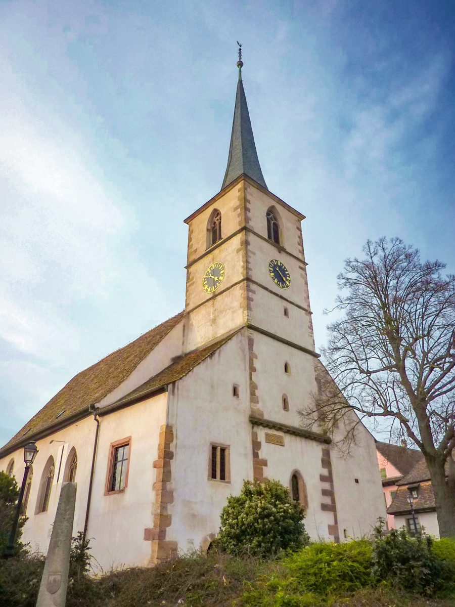 L'église protestante de Mittelbergheim © Chris06 - licence [CC BY-SA 4.0] from Wikimedia Commons