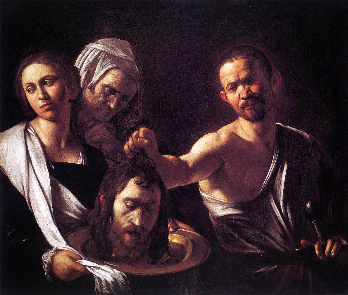 Salomé avec la tête de saint Jean-Baptiste (1607), par Le Caravage