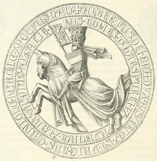 Le sceau du duc Albert II [domaine public]