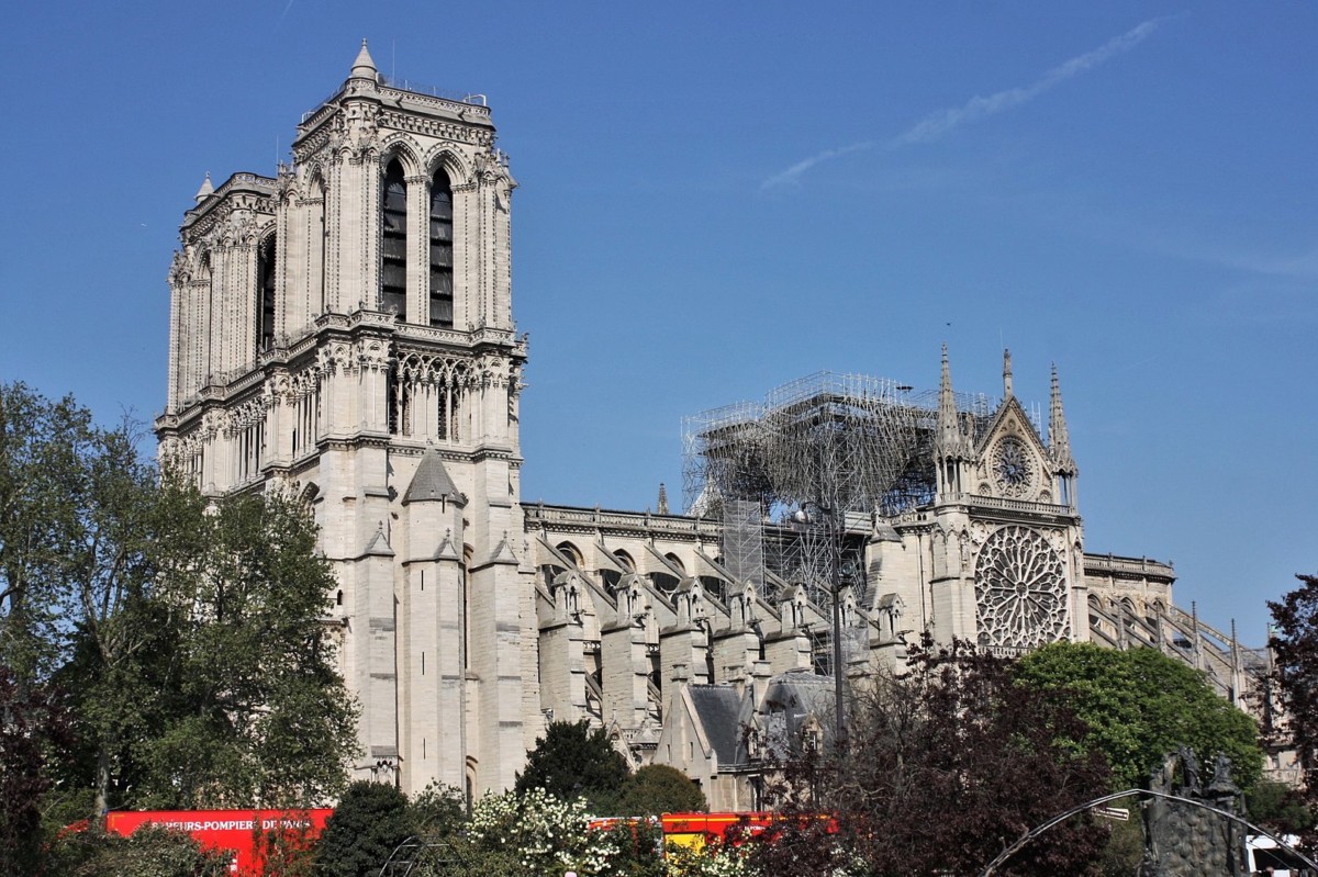 Notre-Dame de Paris 19 avril 2019 © Arthur Weidmann - licence [CC BY-SA 2.0] from Wikimedia Commons