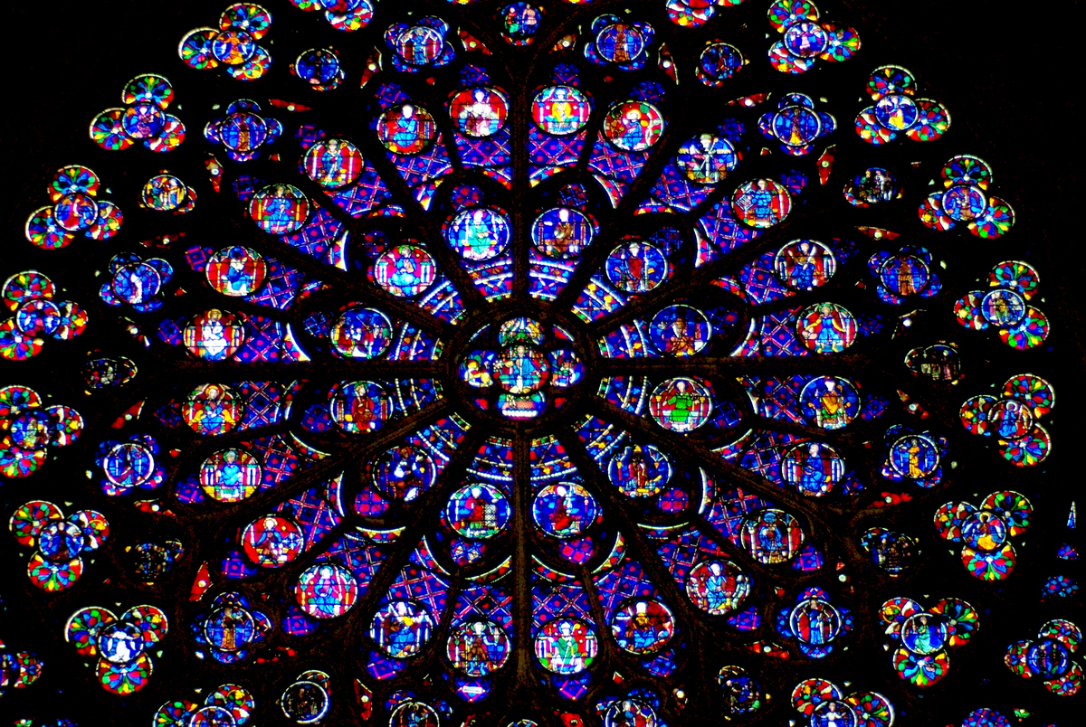 La rose du transept sud de Notre-Dame © French Moments