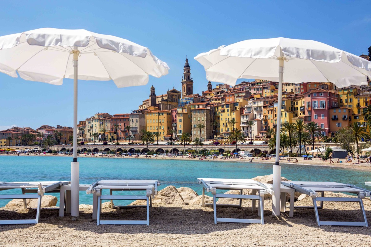 La station balnéaire de Menton sur la Côte d'Azur. Photo : twenty20photos