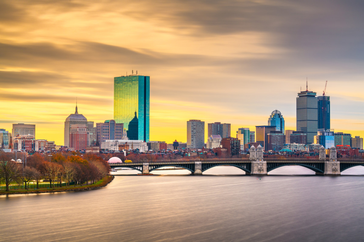 Boston et le fleuve Charles. Photo: SeanPavone via Envato Elements