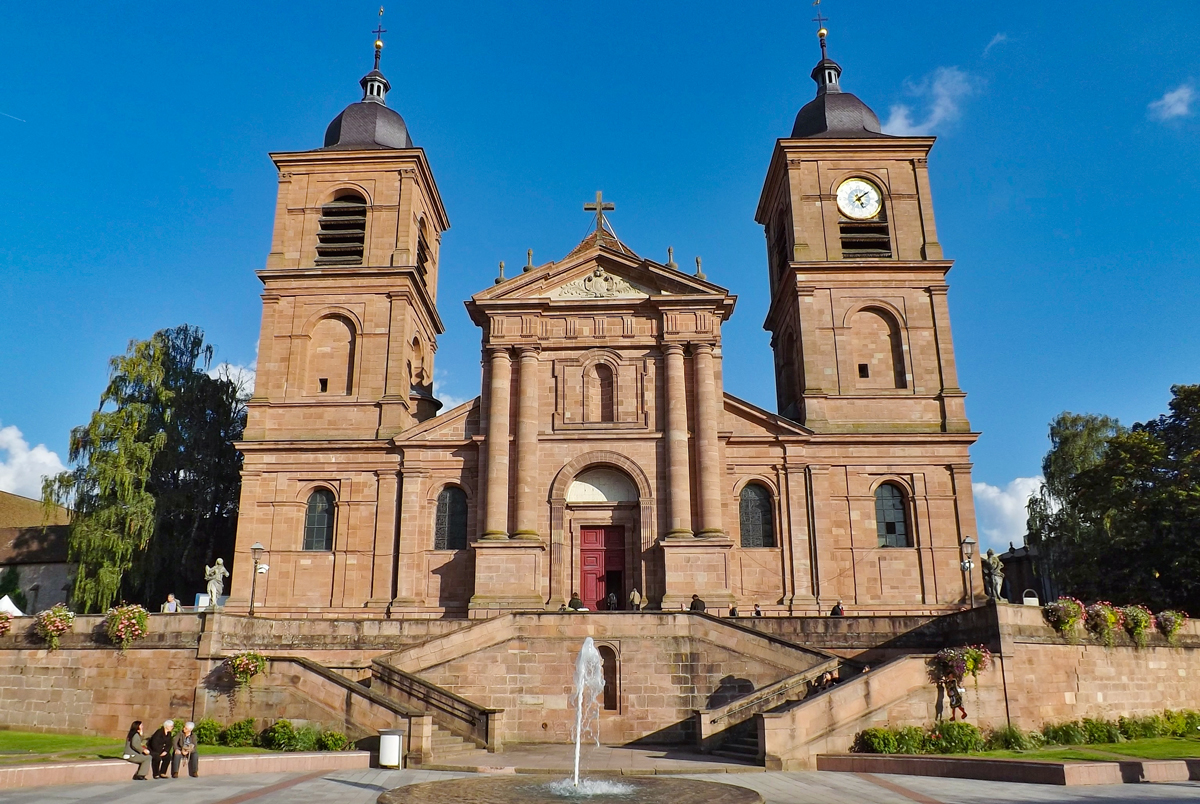 Grès des Vosges - Cathédrale de Saint-Dié-des-Vosges © Florian Pépellin - licence [CC BY-SA 3.0] from Wikimedia Commons