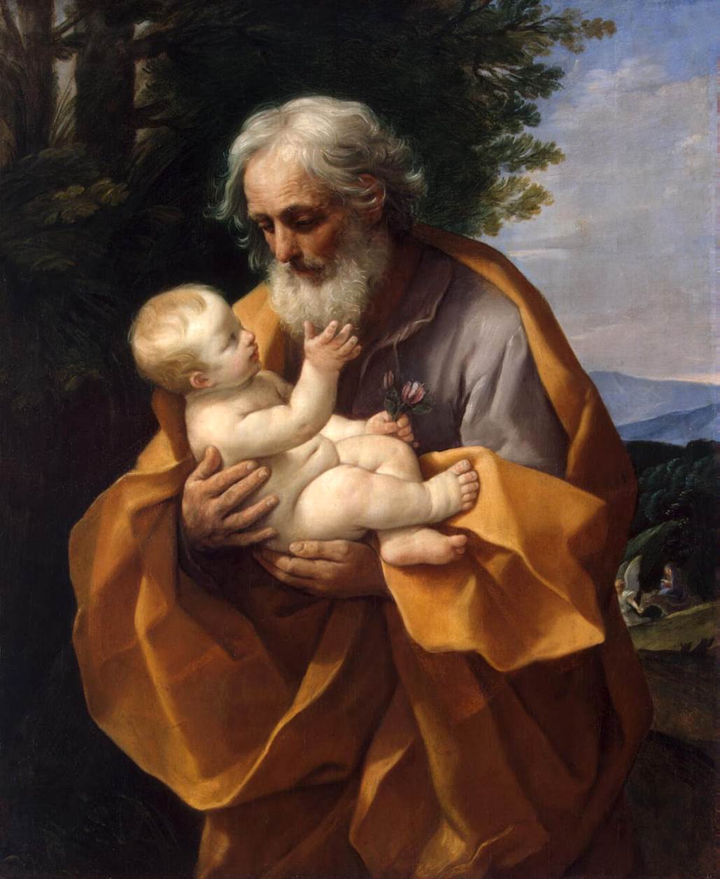 Fête des Pères - Saint Joseph. Peinture de Guido Reni 1620s