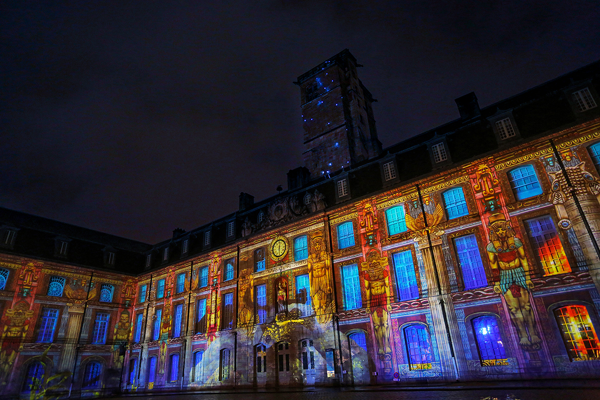 Le spectacle son et lumière au palais ducal de Dijon © Mairie de Dijon
