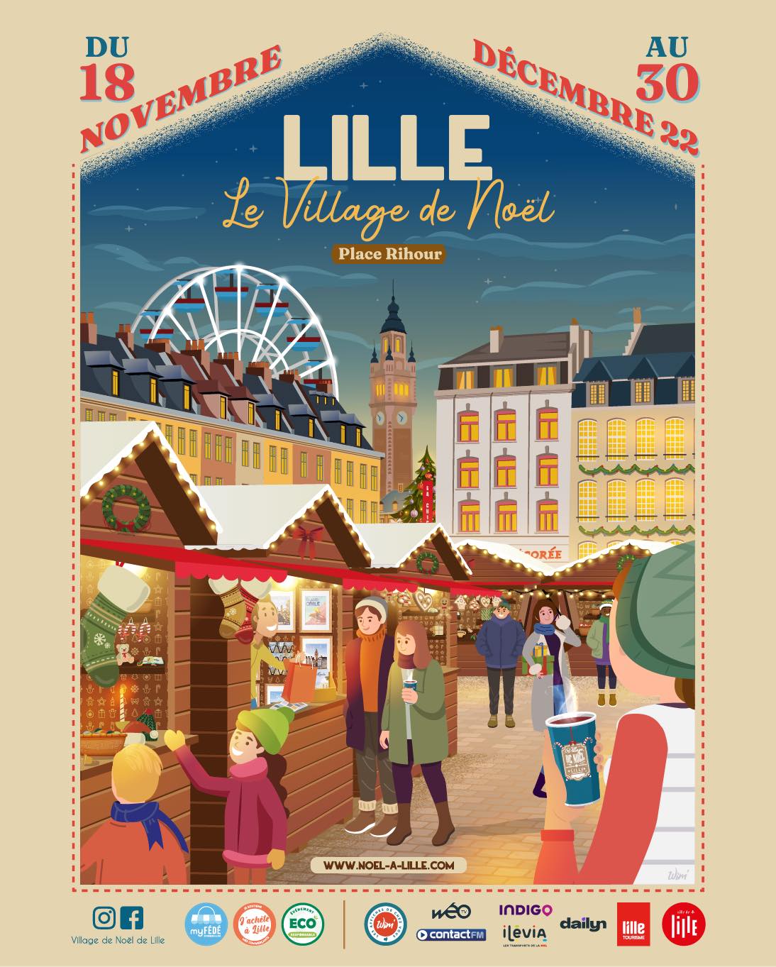Marché de Noël de Lille 2022