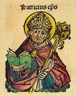 Saint Patrick (Chroniques de Nuremberg - 1493)