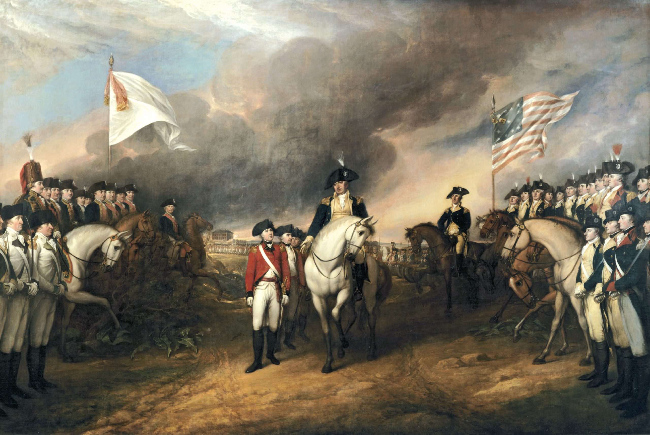 Surrender of Lord Cornwallis in Yorktown