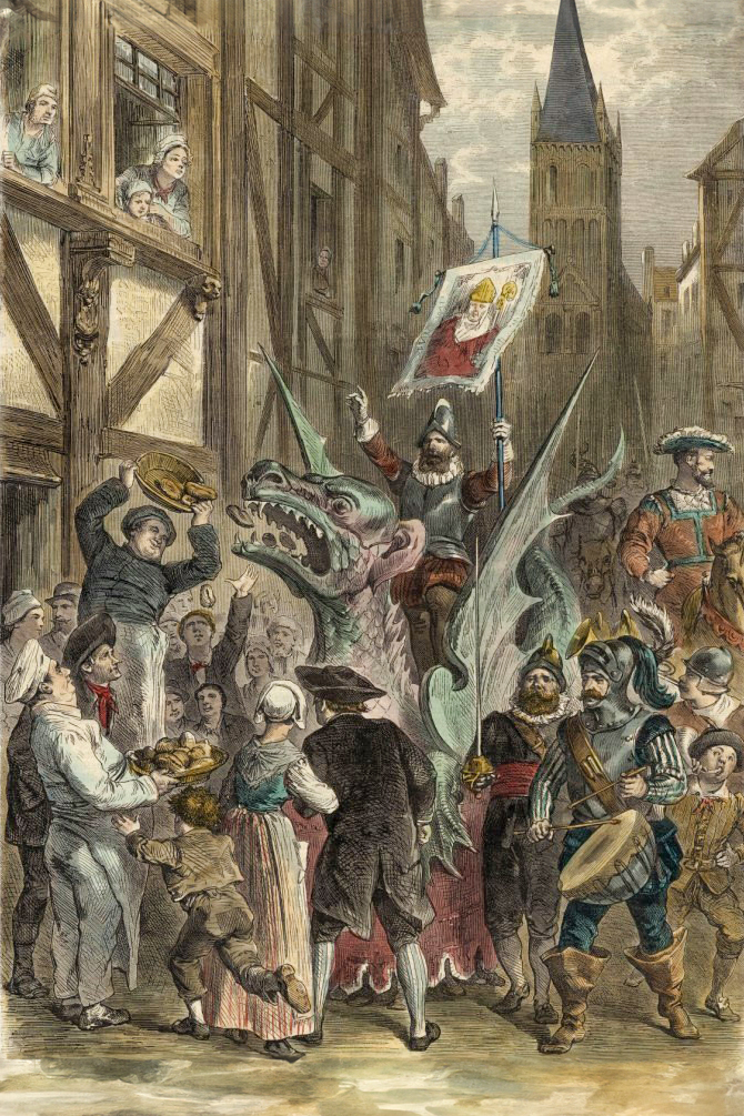 Procession du Graoully [Public Domain via Wikimedia Commons]