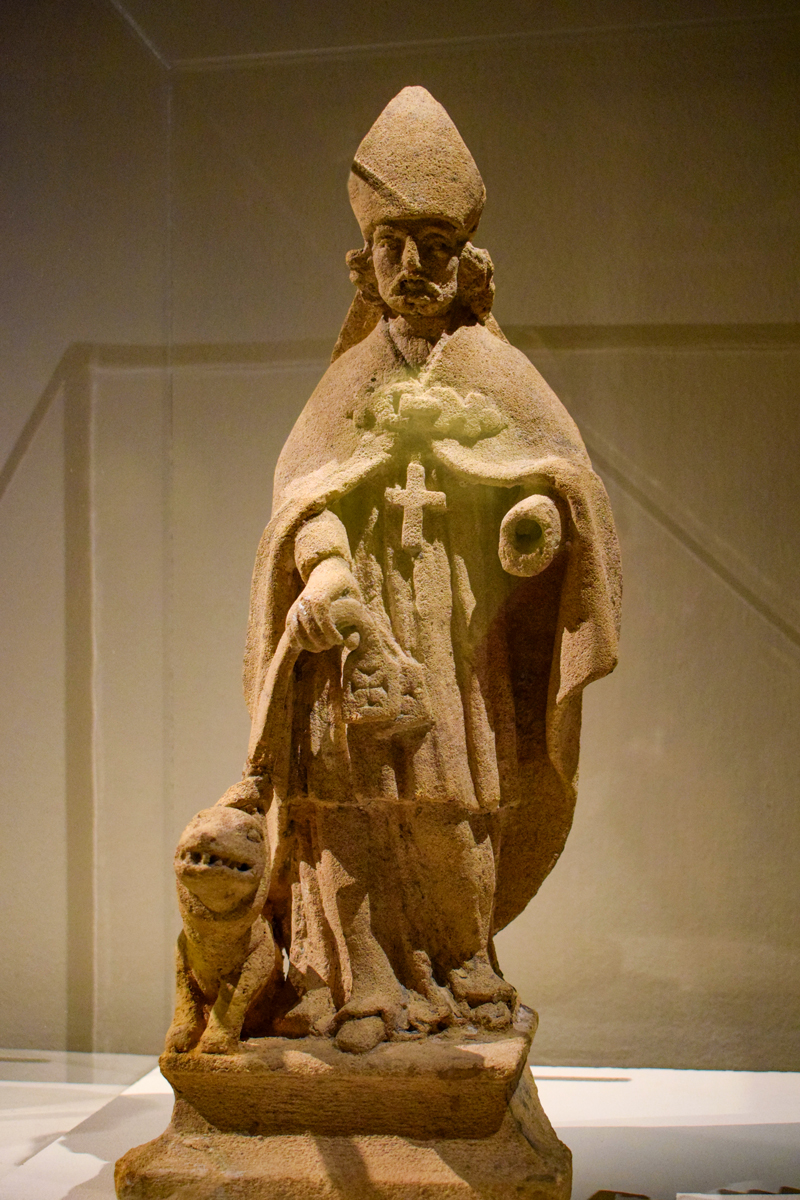Statue de saint Clément au musée de la Cour d'Or à Metz © French Moments