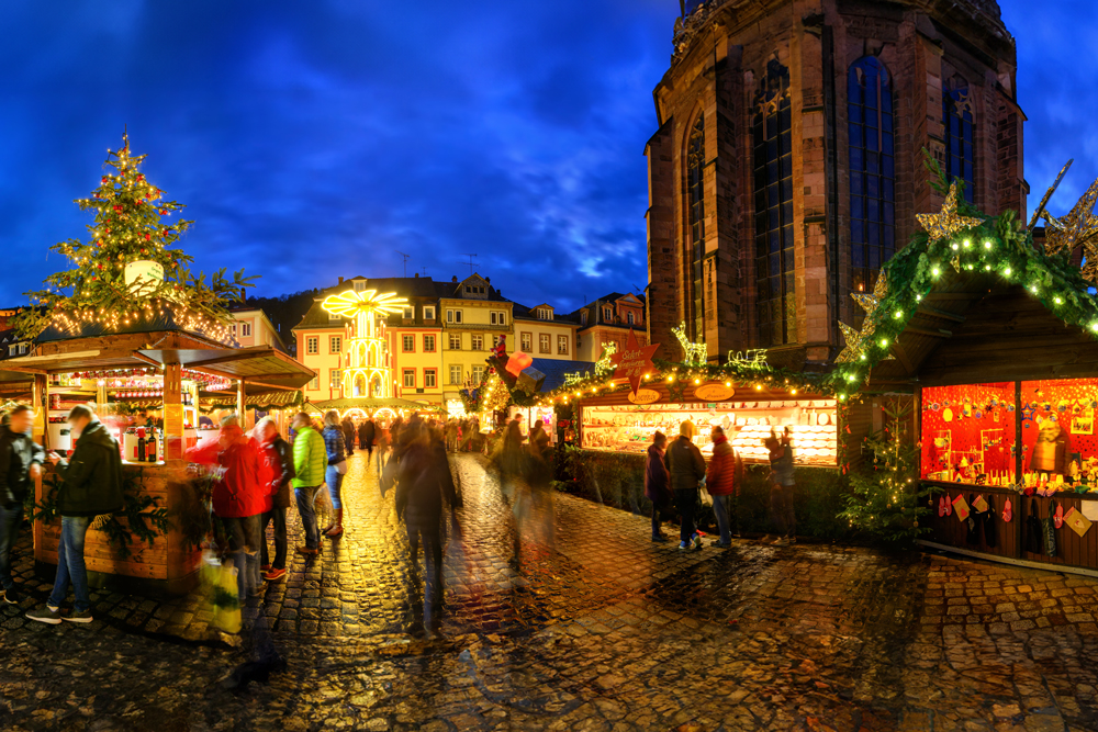 Marché de Noël de Heidelbergt. Source: Depositphotos.com