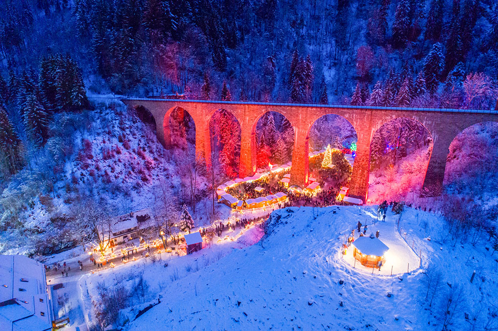 Marché de Noël des Gorges de Ravenna © Hochschwarzwald Tourismus GmbH