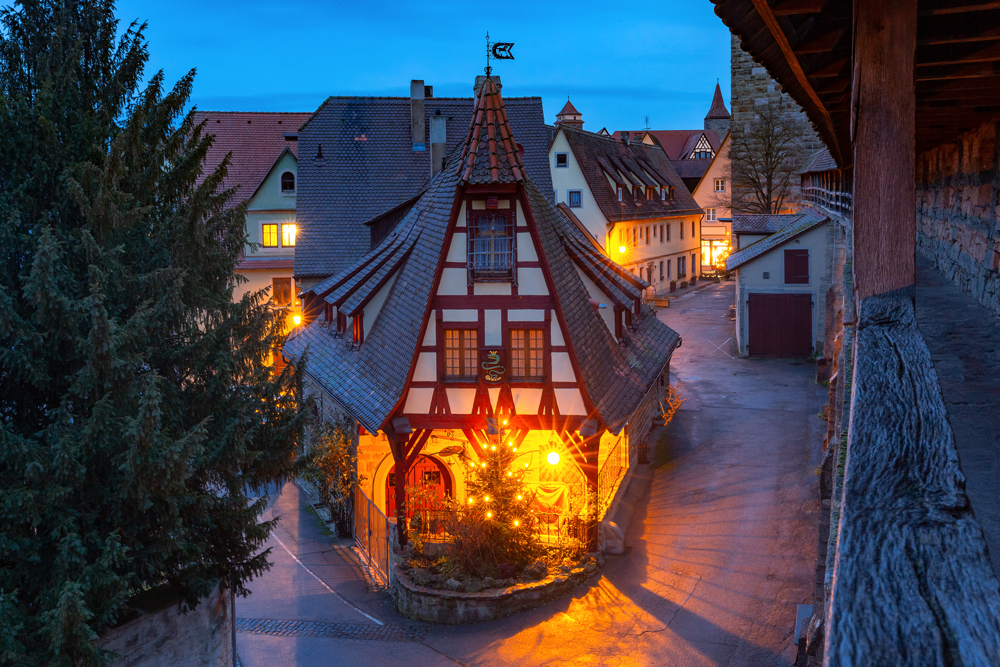 Noël à Rothenburg ob der Tauber. Source: Depositphotos.com