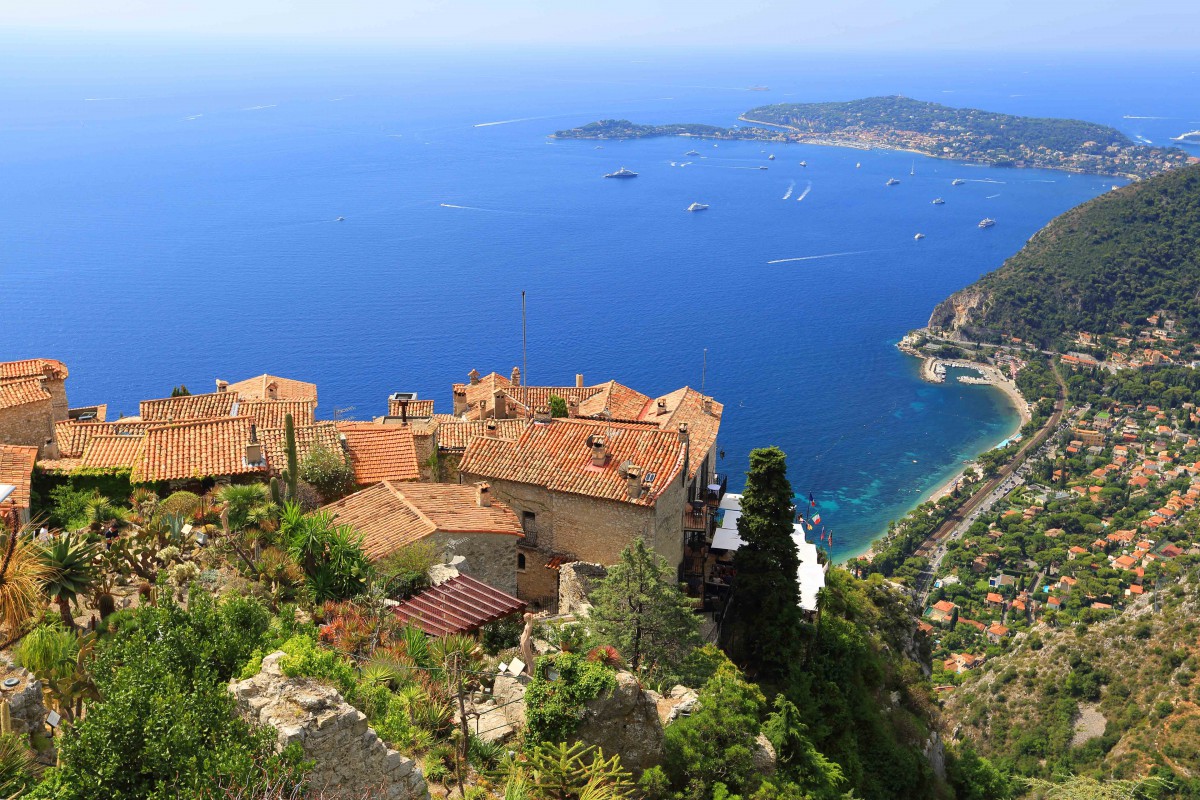 The perched village of Eze - Stock Photos from Mordechai Meiri - Shutterstock