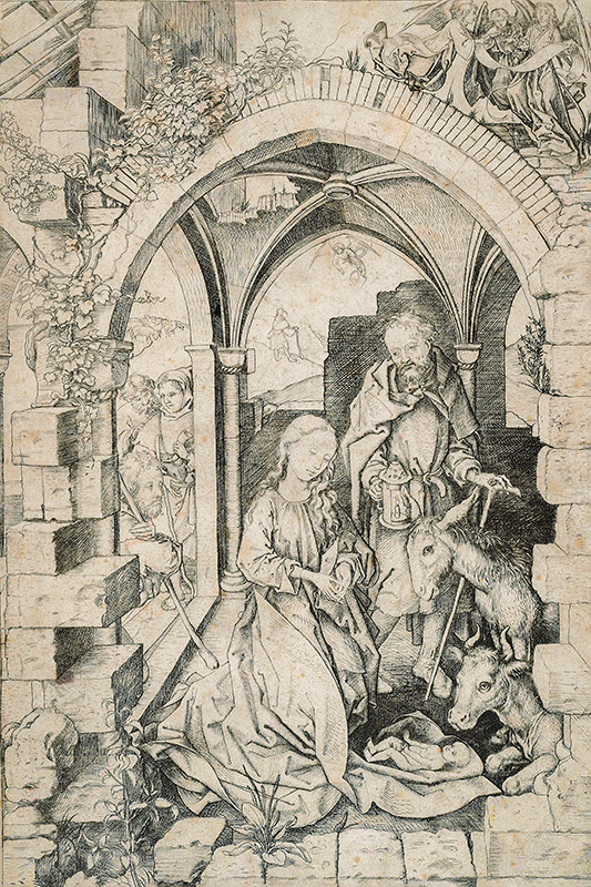 Martin Schongauer Nativity circa 1471